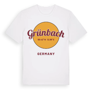Grünbach cirkel t-shirt – ekologisk bomull t-shirt från Pinshirt