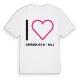 Jag älskar Grünbusch - Haj t-shirt stort tryck