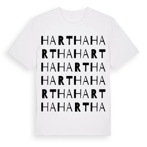 Hartha ordlek t-shirt – ekologisk bomull t-shirt från Pinshirt