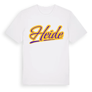 Heide baseball t-shirt – ekologisk bomull t-shirt från Pinshirt