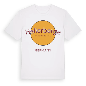 Hellerberge cirkel t-shirt – ekologisk bomull t-shirt från Pinshirt