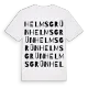 Helmsgrün ordlek t-shirt