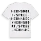 Hermsdorf/Spree - Hermanecy ordlek t-shirt
