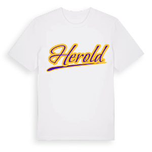 Herold baseball t-shirt – ekologisk bomull t-shirt från Pinshirt