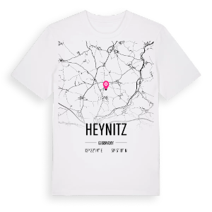 Heynitz karta t-shirt – ekologisk bomull t-shirt från Pinshirt