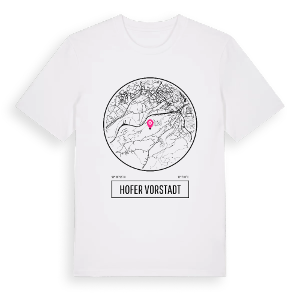 Hofer Vorstadt t-shirt – ekologisk bomull t-shirt från Pinshirt