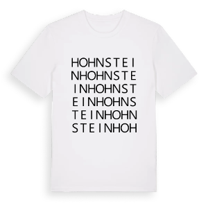 Hohnstein ordlek t-shirt – ekologisk bomull t-shirt från Pinshirt