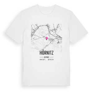 Hörnitz karta t-shirt – ekologisk bomull t-shirt från Pinshirt