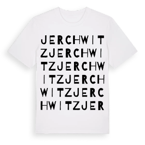 Jerchwitz ordlek t-shirt – ekologisk bomull t-shirt från Pinshirt