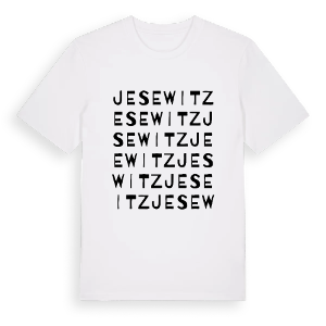 Jesewitz ordlek t-shirt – ekologisk bomull t-shirt från Pinshirt