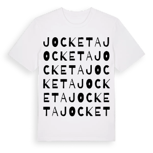 Jocketa ordlek t-shirt – ekologisk bomull t-shirt från Pinshirt