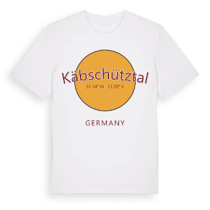 Käbschütztal cirkel t-shirt – ekologisk bomull t-shirt från Pinshirt