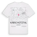 Käbschütztal karta t-shirt