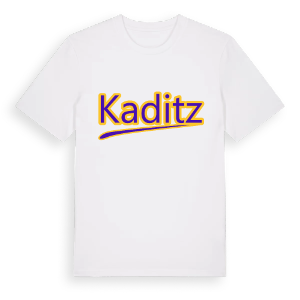 Kaditz baseball t-shirt – ekologisk bomull t-shirt från Pinshirt