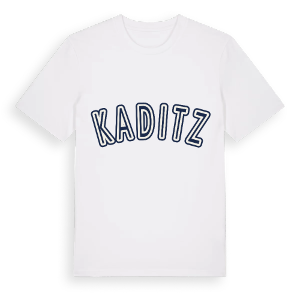 Kaditz college t-shirt – ekologisk bomull t-shirt från Pinshirt