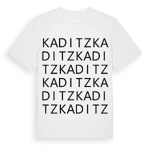 Kaditz ordlek t-shirt – ekologisk bomull t-shirt från Pinshirt