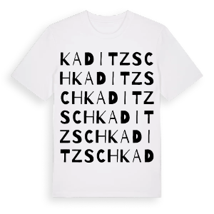 Kaditzsch ordlek t-shirt – ekologisk bomull t-shirt från Pinshirt