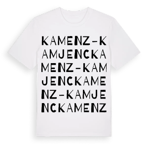 Kamenz - Kamjenc ordlek t-shirt – ekologisk bomull t-shirt från Pinshirt