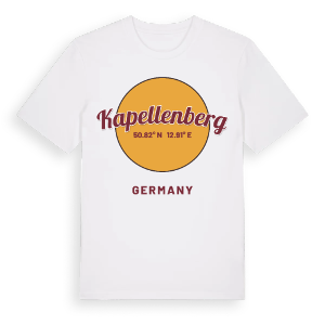 Kapellenberg cirkel t-shirt – ekologisk bomull t-shirt från Pinshirt
