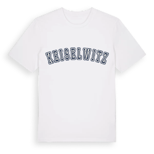 Keiselwitz college t-shirt – ekologisk bomull t-shirt från Pinshirt