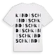 Kindisch ordlek t-shirt
