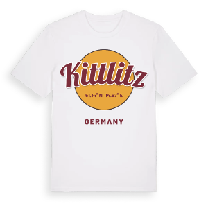 Kittlitz cirkel t-shirt – ekologisk bomull t-shirt från Pinshirt