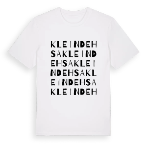 Kleindehsa ordlek t-shirt – ekologisk bomull t-shirt från Pinshirt