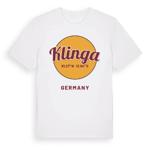 Klinga cirkel t-shirt – ekologisk bomull t-shirt från Pinshirt