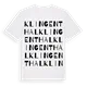 Klingenthal ordlek t-shirt