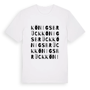 Königsbrück ordlek t-shirt – ekologisk bomull t-shirt från Pinshirt