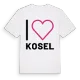 Jag älskar Kosel t-shirt stort tryck