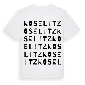 Koselitz ordlek t-shirt – ekologisk bomull t-shirt från Pinshirt