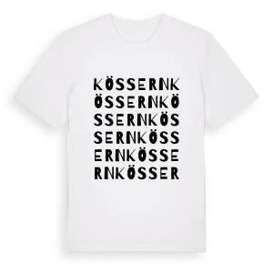 Kössern ordlek t-shirt – ekologisk bomull t-shirt från Pinshirt