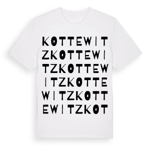 Kottewitz ordlek t-shirt – ekologisk bomull t-shirt från Pinshirt