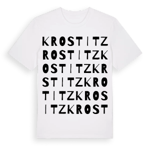 Krostitz ordlek t-shirt – ekologisk bomull t-shirt från Pinshirt
