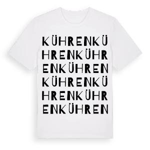 Kühren ordlek t-shirt – ekologisk bomull t-shirt från Pinshirt