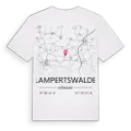 Lampertswalde karta t-shirt