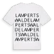 Lampertswalde ordlek t-shirt