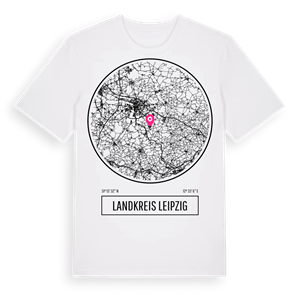 Landkreis Leipzig t-shirt – ekologisk bomull t-shirt från Pinshirt