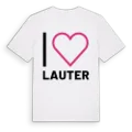 Jag älskar Lauter t-shirt stort tryck