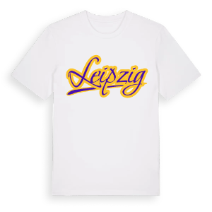 Leipzig baseball t-shirt – ekologisk bomull t-shirt från Pinshirt
