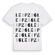 Leipzig ordlek t-shirt