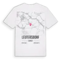 Leutersdorf karta t-shirt