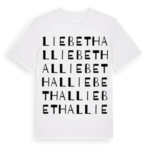 Liebethal ordlek t-shirt – ekologisk bomull t-shirt från Pinshirt