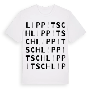 Lippitsch ordlek t-shirt – ekologisk bomull t-shirt från Pinshirt