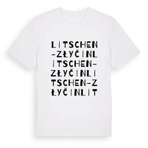 Litschen - Złyčin ordlek t-shirt – ekologisk bomull t-shirt från Pinshirt