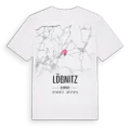 Lößnitz karta t-shirt