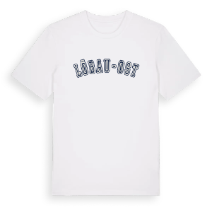 Löbau-Ost college t-shirt – ekologisk bomull t-shirt från Pinshirt