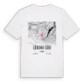 Löbtau-Süd karta t-shirt