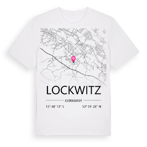 Lockwitz karta t-shirt – ekologisk bomull t-shirt från Pinshirt